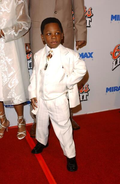 Young Bobb'e J. Thompson on the red carpet